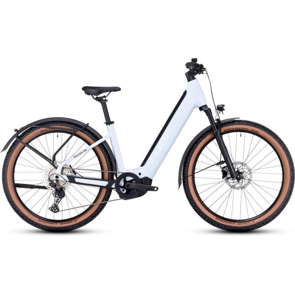 Cube Reaction Hybrid Pro 750 Allroad Tiefeinsteiger E-MTB 2024 | flashwhite´n´black