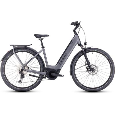 Cube Touring Hybrid EXC 625 Tiefeinsteiger Trekking E-Bike 2024 | grey´n´metal Easy Entry 50 cm