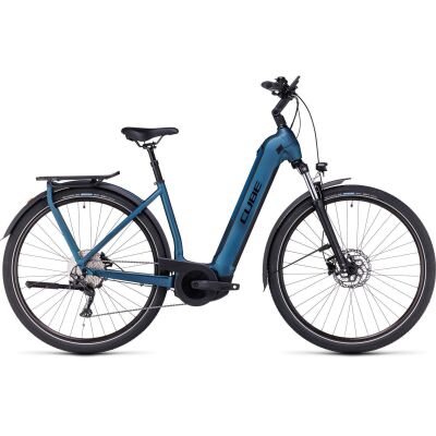 Cube Kathmandu Hybrid ONE 750 Tiefeinsteiger Trekking E-Bike 2024 | blue´n´black Easy Entry 58 cm