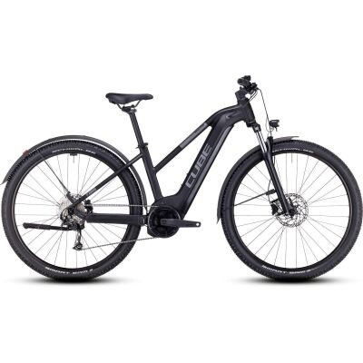 Cube Reaction Hybrid Performance 625 Allroad Trapez E-MTB 2024 | black´n´grey Trapeze L