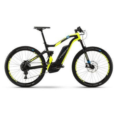 Haibike XDURO FullSeven Carbon 8.0 500Wh E-Bike 11-G NX 2018 | carbon/gelb/blau matt
