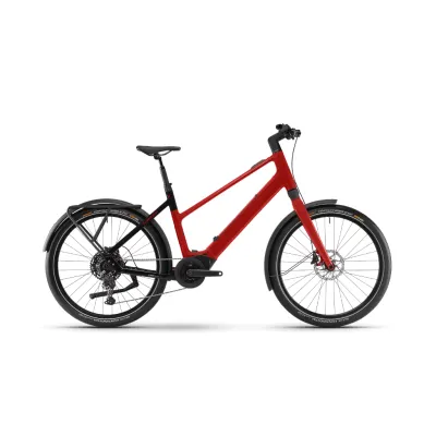 Winora iRide Pure X10 400Wh Trekking E-Bike 2025 | chrystal red/black - gloss