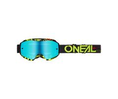 Oneal B-10 Goggle ATTACK black/neon yellow