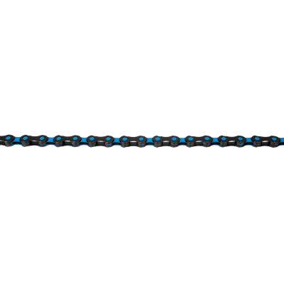 KMC Fahrrad Kette X12 SL DLC Super Light Kompatibilität: 12-fach | SB-Verpackung | schwarz / blau