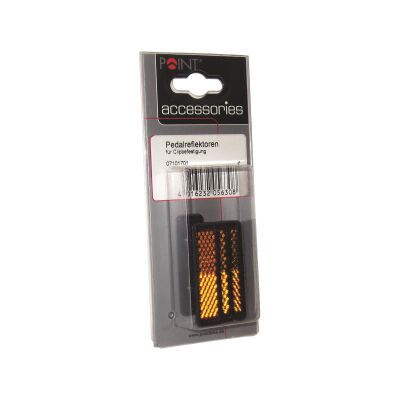 POINT Pedal Reflektoren Nachrüst-Set "Snap On" SB-Verpackung