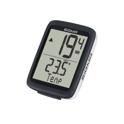 SIGMA Fahrradcomputer BC 10.0 WR | schwarz/weiß, kabelgebunden