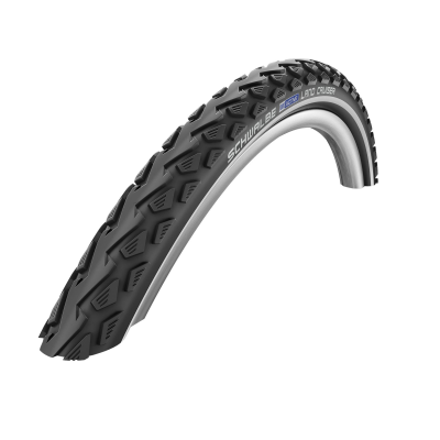 SCHWALBE Fahrradreifen Land Cruiser HS 450 26 Zoll | ETRTO: 50-559 | Draht | TwinSkin | schwarz / schwarz