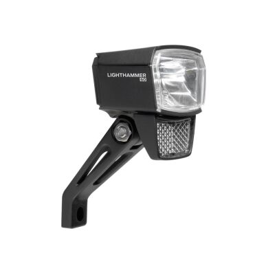 TRELOCK E-Bike LED Scheinwerfer Lighthammer 60 LS 800-T | Befestigung: Gabelkrone