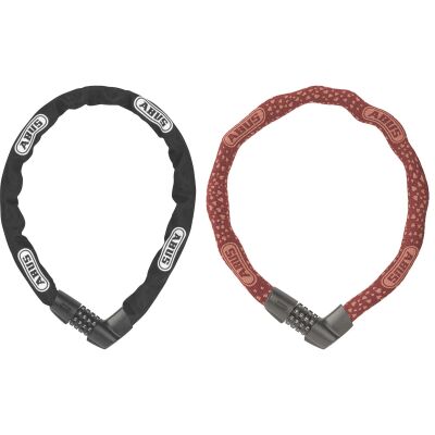 ABUS Zahlen-Kettenschloss Tresor 1385/75 schwarz | Länge: 750 mm | Durchmesser: 6 mm