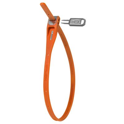 HIPLOK Kabelschloss Z-Lok Single orange | Länge: 400 mm | inkl. Universalschlüssel