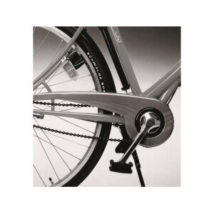 Hebie Kettenkasten aus ABS 33 Z. silber hochglanzpoliert...