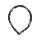 ABUS Kettenschloss 1200 web schwarz | Länge: 1100 mm | Durchmesser: 4 mm