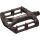 REVERSE Plattformpedal Black One Gewinde: 9/16 Zoll | gedichtetes Industrielager | schwarz / rot | SB-Verpackung