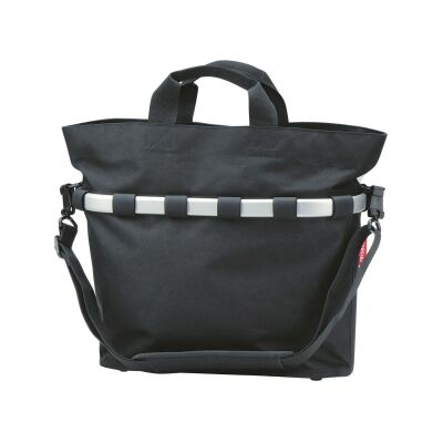 REISENTHEL Gepäckträgertasche Oval M Befestigung: Klickfix | schwarz