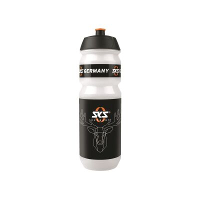 SKS Trinkflasche Large | 750ml, transp. m. Motivbild Hirsch