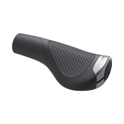 ERGON Lenkergriff GP1-S Evo Grösse: S | schwarz / grau | Rubber / Kunststoff | Ausführung: lang/lang | SB-Verpackung