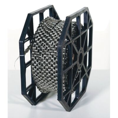 KMC Fahrrad Kette X12 12-fach | 50 m Rolle | silber/schwarz