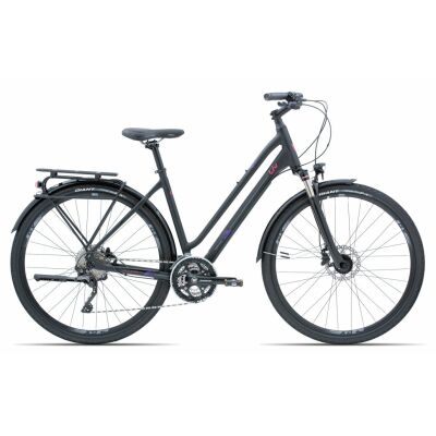 LIV ALLURE RS 1 Damen Trekkingrad 2020 | Metallicblack / Rubinered / Purple Matt