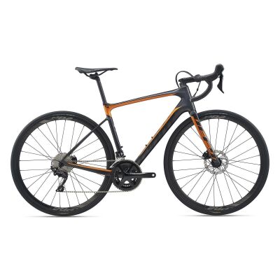 GIANT DEFY ADVANCED 2 Endurance-Rennrad 2020 | Coreblack / Metallicorange