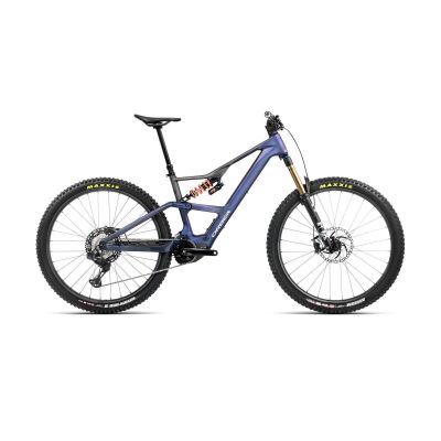 Orbea RISE LT M-TEAM 630W 20mph E-Fully 2025 | Tanzanite Carbon View - Carbon Raw XL