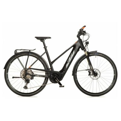 KTM MACINA SPORT ABS D E-Bike Trekkingrad 2021 | black matt (black+orange glossy)