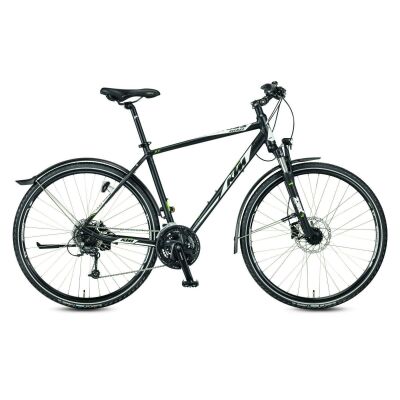 KTM AVENZA CROSS ST H Crossrad 2020 | black matt (white+green)