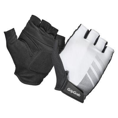 GripGrab Ride RC Lite Gepolsterte Kurzfinger Sommer Handschuhe weiß