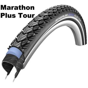 SCHWALBE Reifen MARATHON PLUS TOUR Perf, SmartGuard,...
