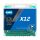 Kette KMC, X12, Aurora Green 126 Glieder