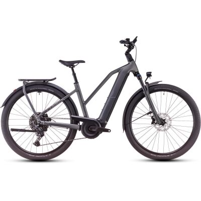 Cube Kathmandu Hybrid Pro 800 Trapez Trekking E-Bike 2025 | slabgrey´n´chrome