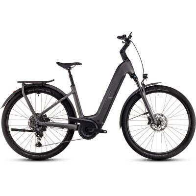 Cube Kathmandu Hybrid Pro 800 Tiefeinsteiger Trekking E-Bike 2025 | slabgrey´n´chrome
