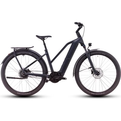 Cube Kathmandu Hybrid Comfort Pro 800 Trapez Trekking E-Bike 2025 | night´n´chrome
