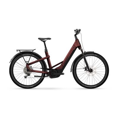 Winora Yakun X10 800Wh Tiefeinsteiger Trekking E-Bike 2025 | warm red - gloss