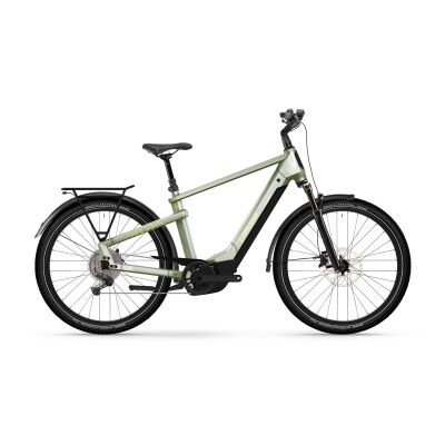 Winora Yakun X10 800Wh Trekking E-Bike 2025 | ivory green - gloss