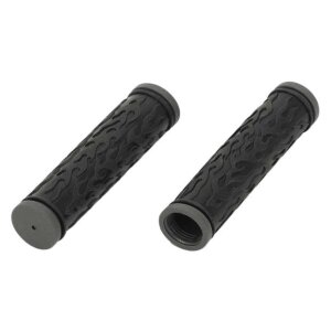 Fuxon Griff Kratongummi grau/schw. m.Gel,125mm