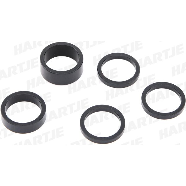 CONTEC SPACER SET 1 1/8", SCHWARZ