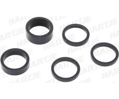 CONTEC SPACER SET 1 1/8", SCHWARZ