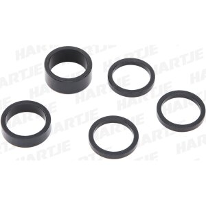 CONTEC SPACER SET 1 1/8", SCHWARZ