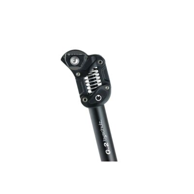 Federsattelstütze bySchulz G.2 ST Ø 31,6mm, 350mm, schwarz, Standard 80-100kg