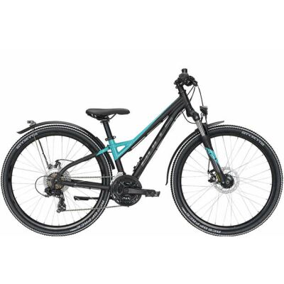 BULLS Zarena Street 26 Disc Jugendfahrrad Kinderfahrrad 26" Trapez Gang Kettenschaltung black matt/turquoise | 2020