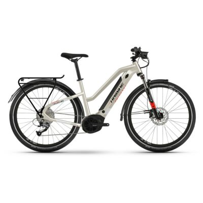 Haibike Trekking 4 i500Wh E-Bike Low Standover 9-G Altus 2023 | desert/white