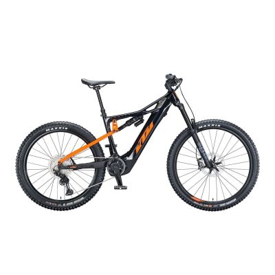 KTM MACINA PROWLER MASTER / E-Bike Fully 2021 | metallic black (orange)