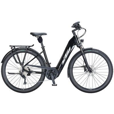 KTM MACINA TOUR CX 610 US E-Bike Trekkingrad 2021 | metallic black (white+golden green)