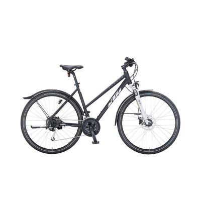 KTM AVENZA CROSS ST D Crossrad 2021 | black matt (white+green)