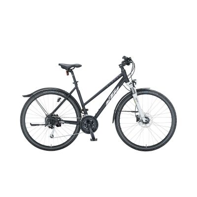 KTM AVENZA CROSS ST D Crossrad 2021 | black matt (white+berry)