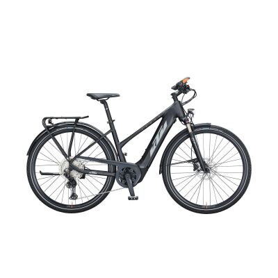 KTM POWER SPORT 12 PLUS D E-Bike Trekkingrad 2021 | black matt (grey+orange)