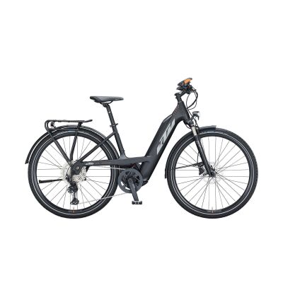 KTM POWER SPORT 12 PLUS PTS 51CM TS E-Bike Trekkingrad 2021 | black matt (grey+orange)