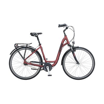 KTM CITY LINE 28 -W Urban/City Bike 2021 | bordeaux matt (black+grey) | 43 cm