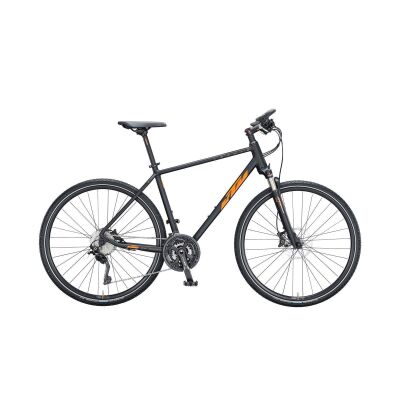 KTM LORETO CROSS H Crossrad 2021 | black matt (orange+black glossy) | 46 cm