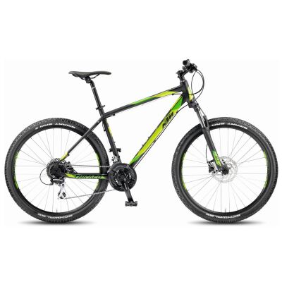 KTM CHICAGO 27.24 DISC H Black Matt / Green MTB Hardtail 2018